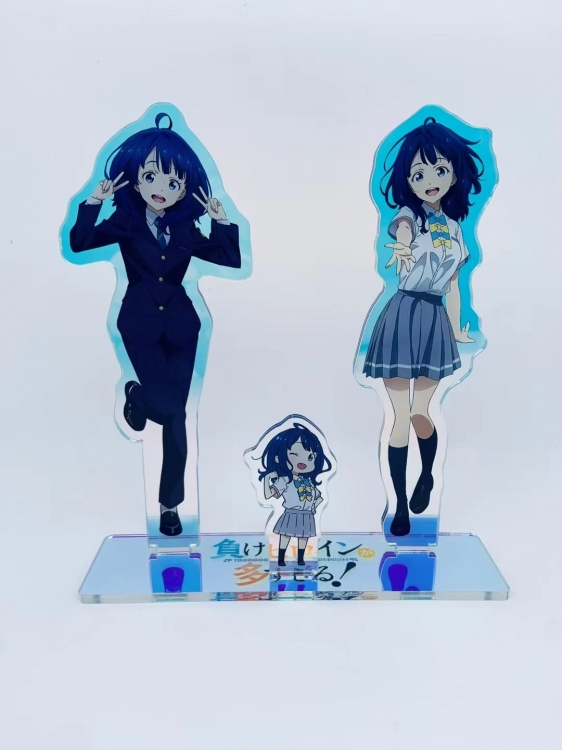 Makeine: Too Many Losing Her Anime peripheral colorful Acrylic keychain Standing Plates