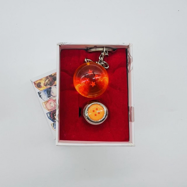 DRAGON BALL Ring keychain two-piece box set