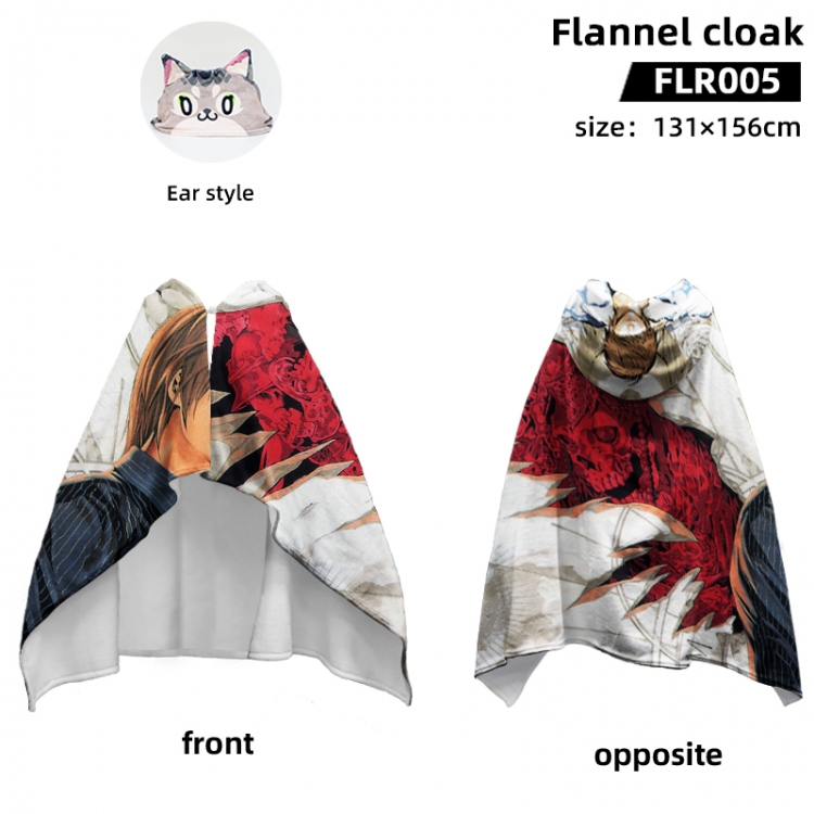 Death note Anime flannel cape jacket 131X156CM FLR005