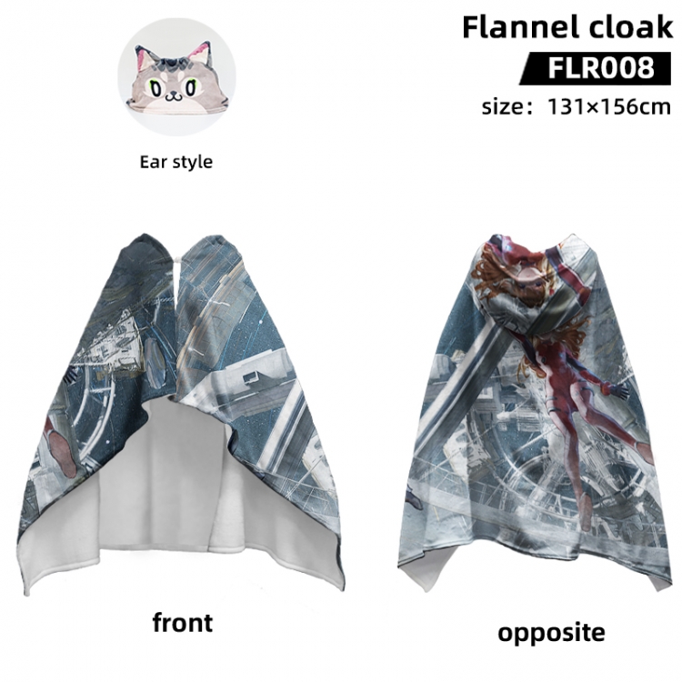 EVA Anime flannel cape jacket 131X156CM FLR008