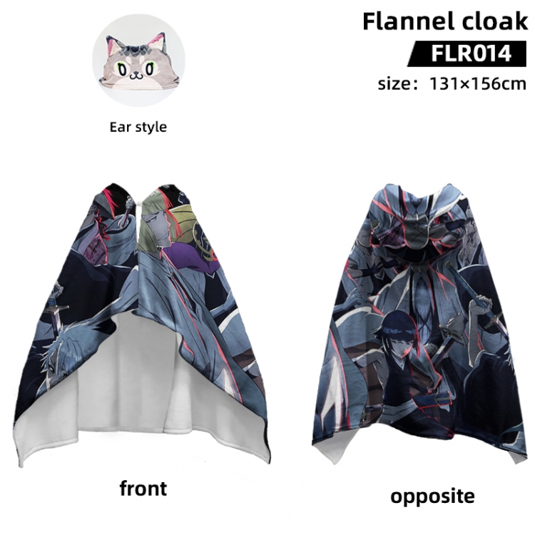 Bleach Anime flannel cape jacket 131X156CM FLR014