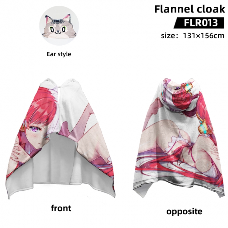 One Piece Anime flannel cape jacket 131X156CM FLR013