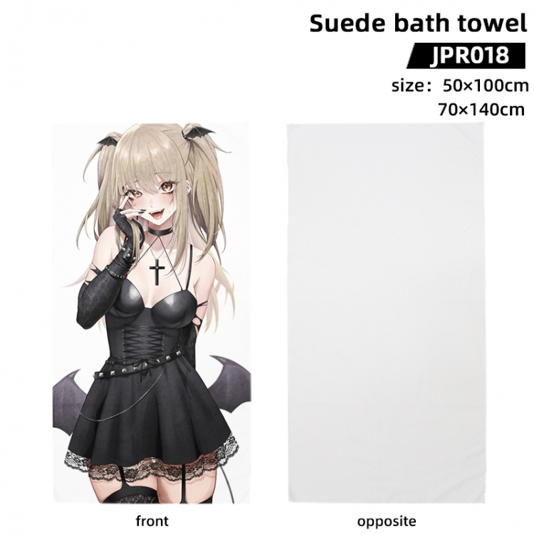 Death note Anime peripheral suede bath towel 50x100cm JPR018