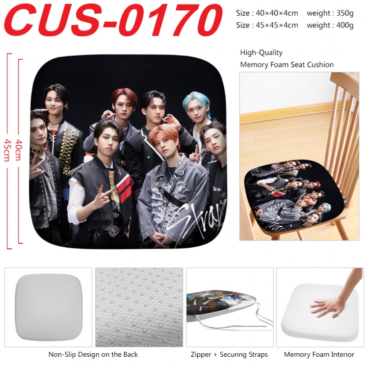 straykids Anime full-color pressure cushion 45x45x4cm CUS-0170