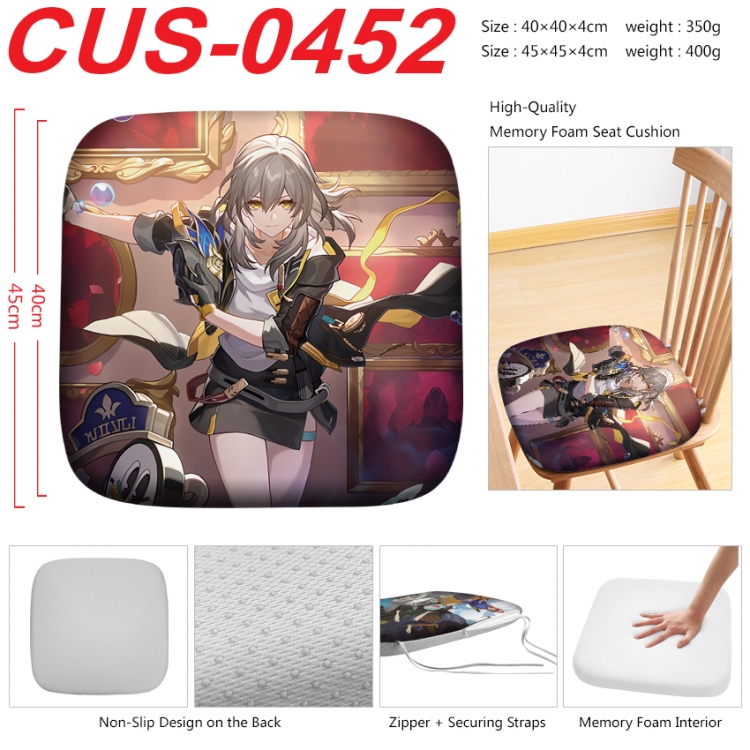 Honkai: Star Rail Anime full-color pressure cushion 45x45x4cm CUS-0452