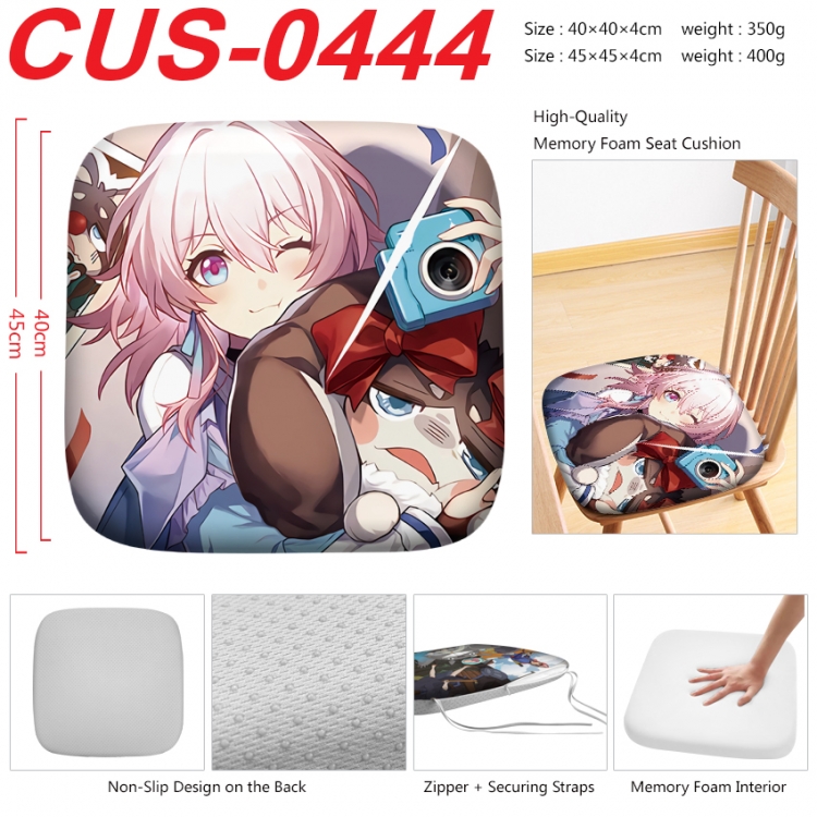 Honkai: Star Rail Anime full-color pressure cushion 45x45x4cm  CUS-0444