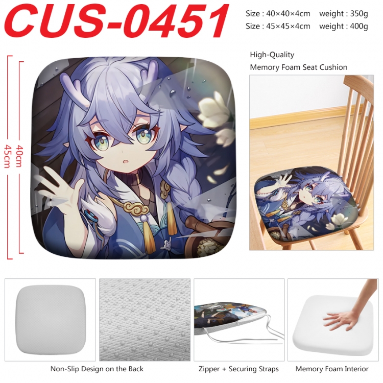 Honkai: Star Rail Anime full-color pressure cushion 45x45x4cm CUS-0451