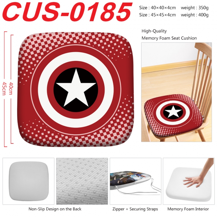 superhero Anime full-color pressure cushion 45x45x4cm  CUS-0185