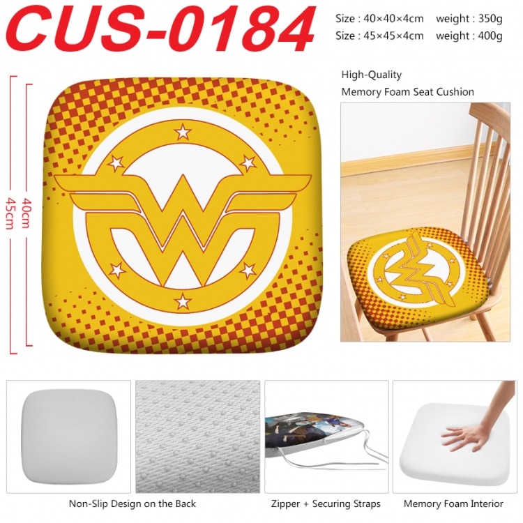 superhero Anime full-color pressure cushion 45x45x4cm  CUS-0184