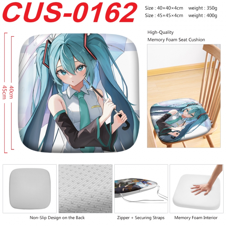 Hatsune Miku Anime full-color pressure cushion 45x45x4cm