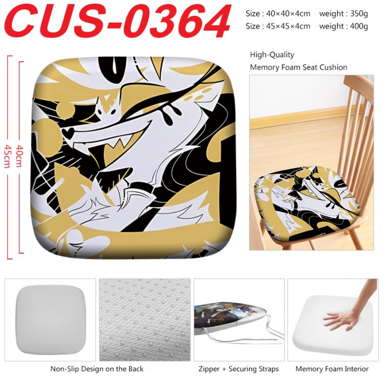 Hazbin Hotel Anime full-color pressure cushion 45x45x4cm  CUS-0364