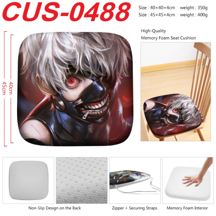 Tokyo Ghoul Anime full-color pressure cushion 45x45x4cm   CUS-0488