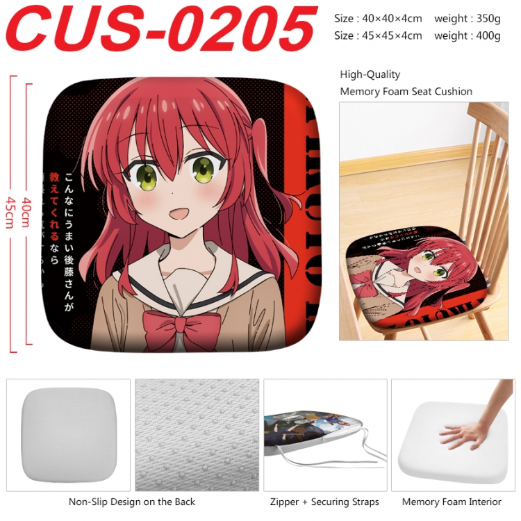 BOCCHI THE ROCK! Anime full-color pressure cushion 45x45x4cm CUS-0205