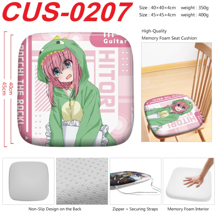 BOCCHI THE ROCK! Anime full-color pressure cushion 45x45x4cm CUS-0207