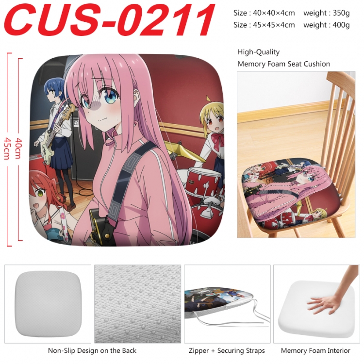 BOCCHI THE ROCK! Anime full-color pressure cushion 45x45x4cm  CUS-0211