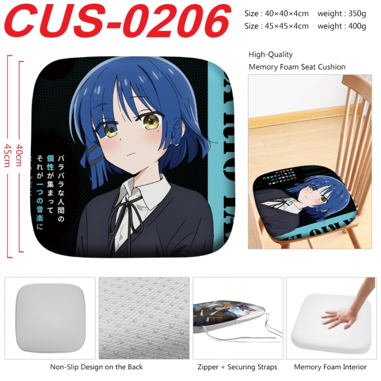 BOCCHI THE ROCK! Anime full-color pressure cushion 45x45x4cm  CUS-0206