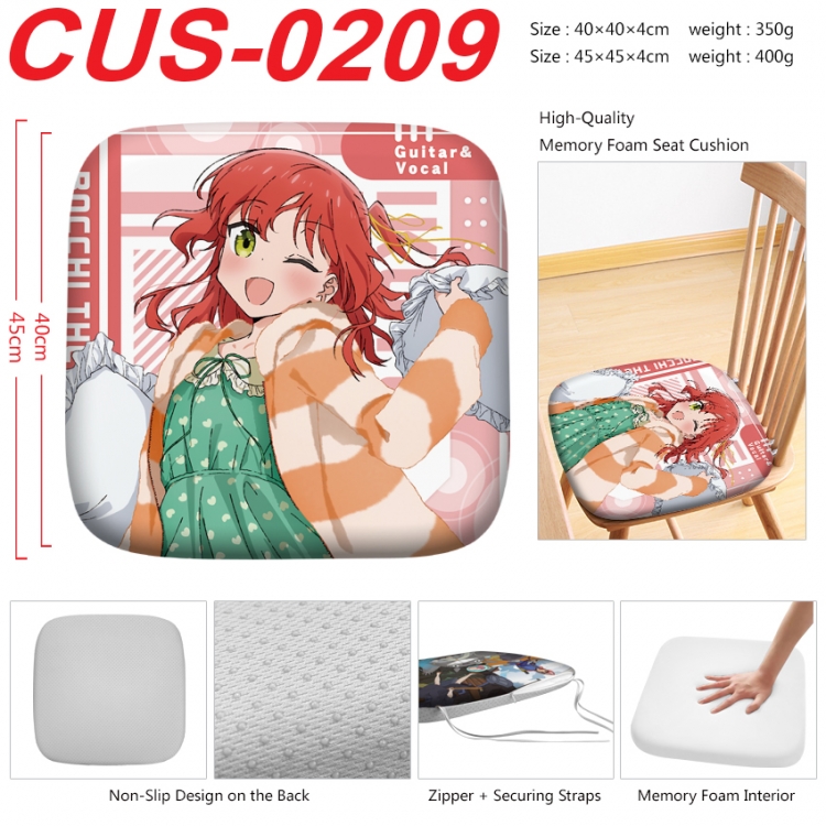 BOCCHI THE ROCK! Anime full-color pressure cushion 45x45x4cm CUS-0209