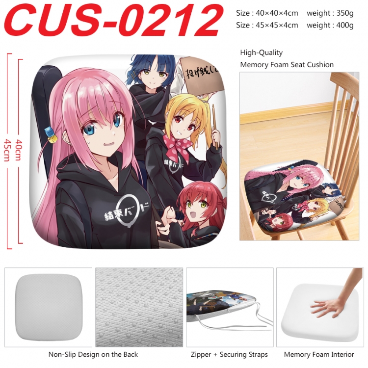 BOCCHI THE ROCK! Anime full-color pressure cushion 45x45x4cm  CUS-0212