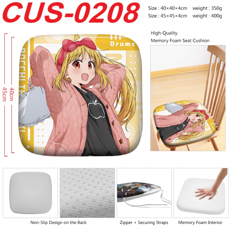 BOCCHI THE ROCK! Anime full-color pressure cushion 45x45x4cm CUS-0208