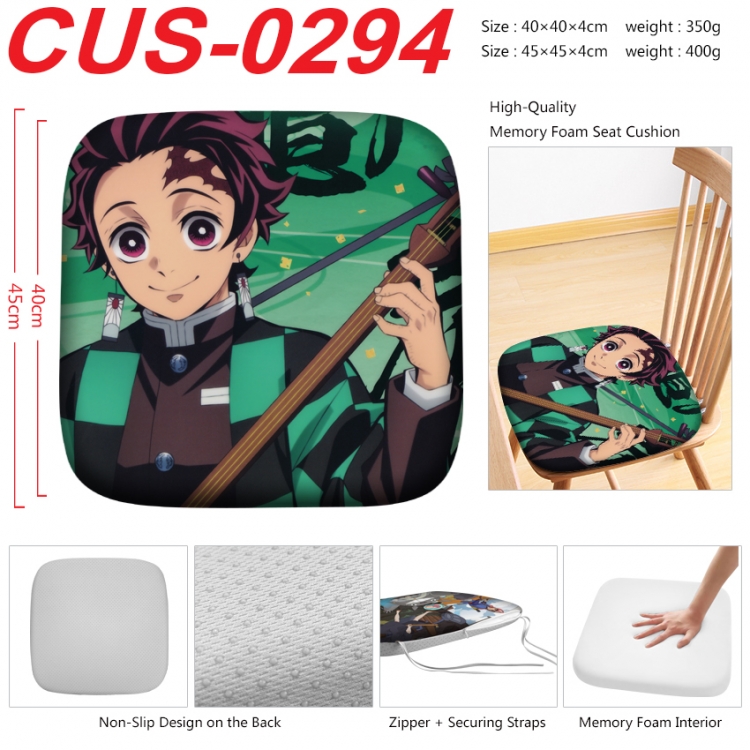 Demon Slayer Kimets Anime full-color pressure cushion 45x45x4cm CUS-0294