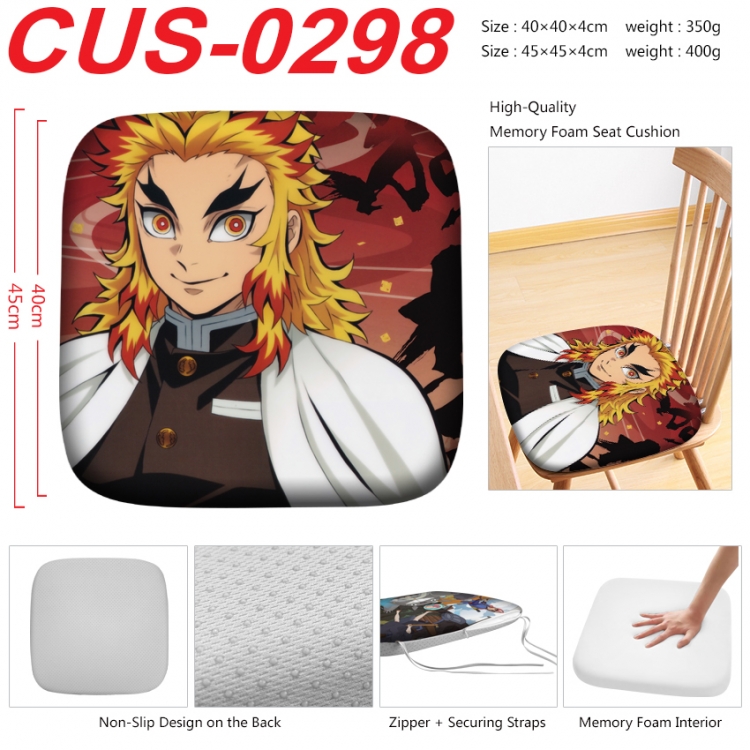 Demon Slayer Kimets Anime full-color pressure cushion 45x45x4cm CUS-0298