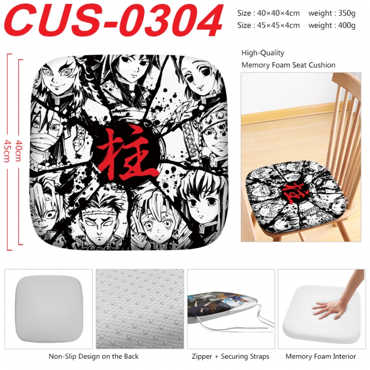 Demon Slayer Kimets Anime full-color pressure cushion 45x45x4cm CUS-0304