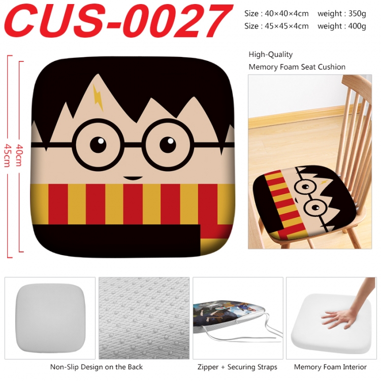 Harry Potter Anime full-color pressure cushion 45x45x4cm   CUS-0027