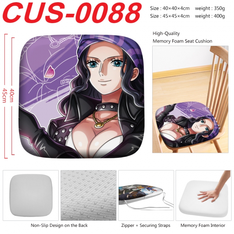 One Piece Anime full-color pressure cushion 45x45x4cm  CUS-0088