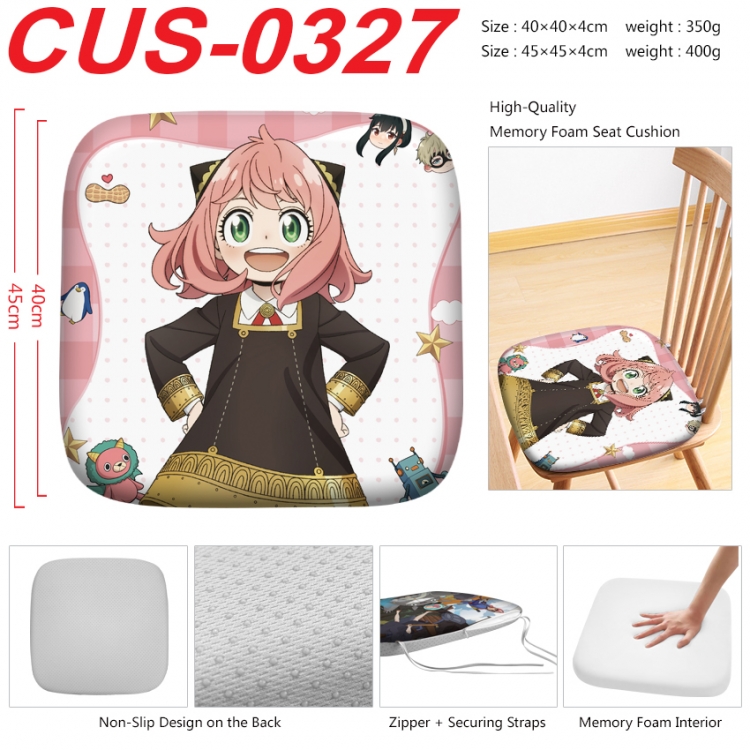 SPY×FAMILY Anime full-color pressure cushion 45x45x4cm  CUS-0327