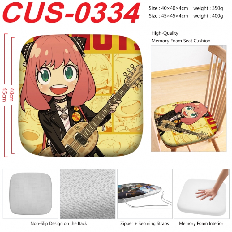 SPY×FAMILY Anime full-color pressure cushion 45x45x4cm  CUS-0334