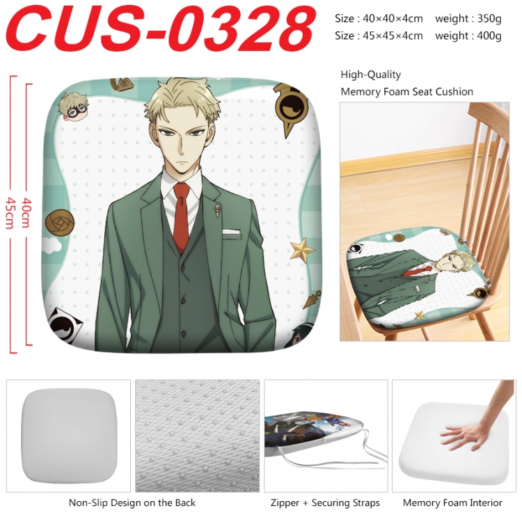 SPY×FAMILY Anime full-color pressure cushion 45x45x4cm  CUS-0328