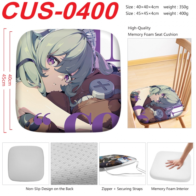 Zenless Zone Zero Anime full-color pressure cushion 45x45x4cm  CUS-0400