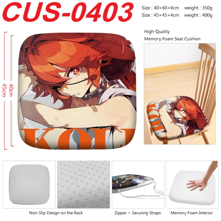 Zenless Zone Zero Anime full-color pressure cushion 45x45x4cm CUS-0403