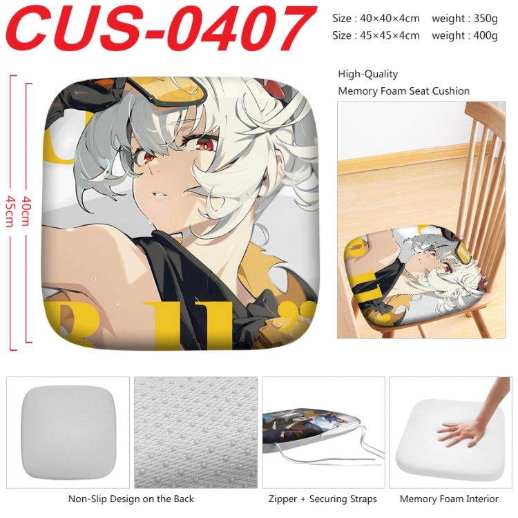 Zenless Zone Zero Anime full-color pressure cushion 45x45x4cm  CUS-0407