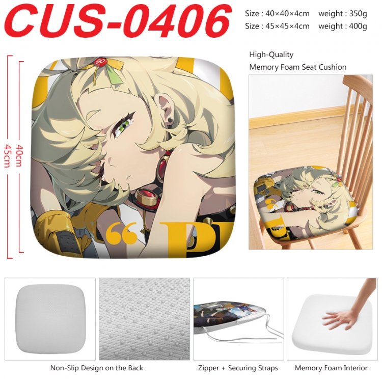 Zenless Zone Zero Anime full-color pressure cushion 45x45x4cm CUS-0406