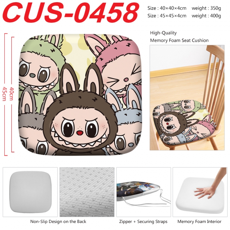 Labubu Anime full-color pressure cushion 45x45x4cm CUS-0458