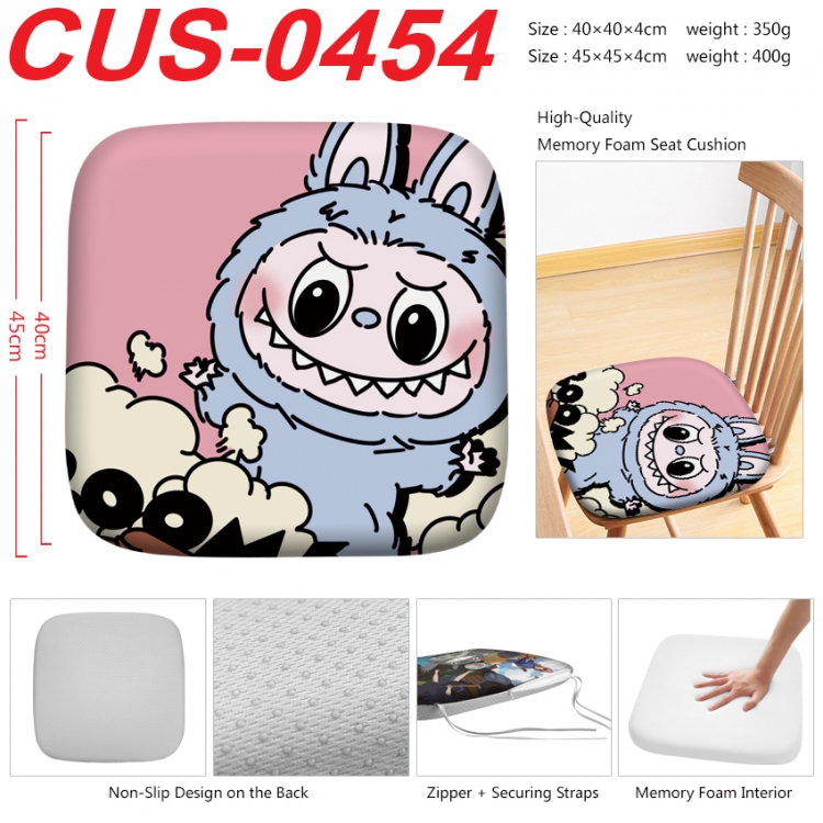 Labubu Anime full-color pressure cushion 45x45x4cm CUS-0454