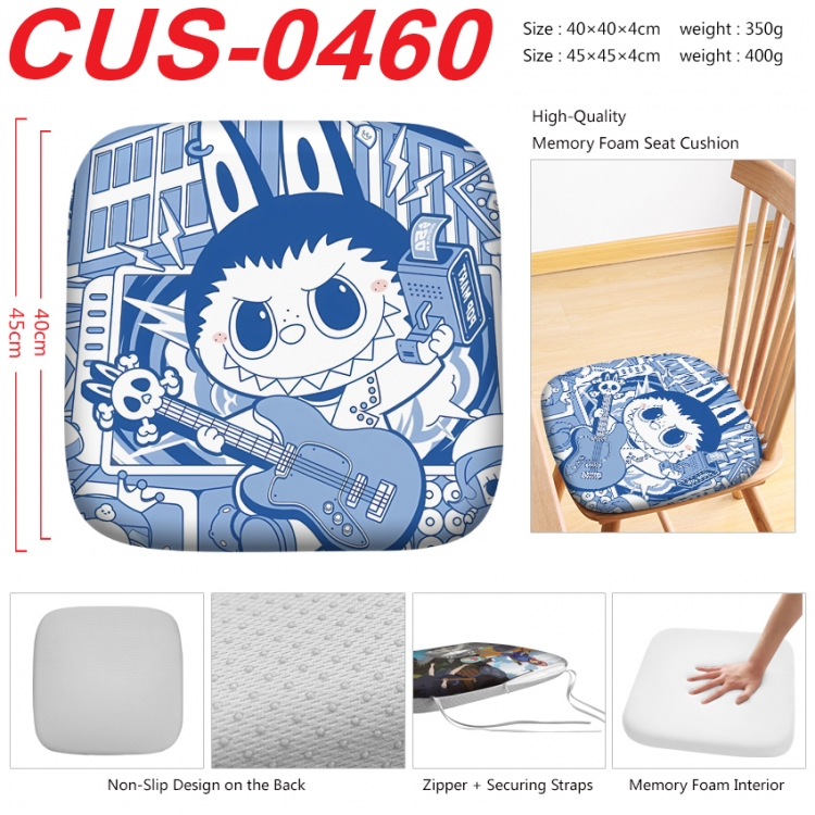 Labubu Anime full-color pressure cushion 45x45x4cm  CUS-0460