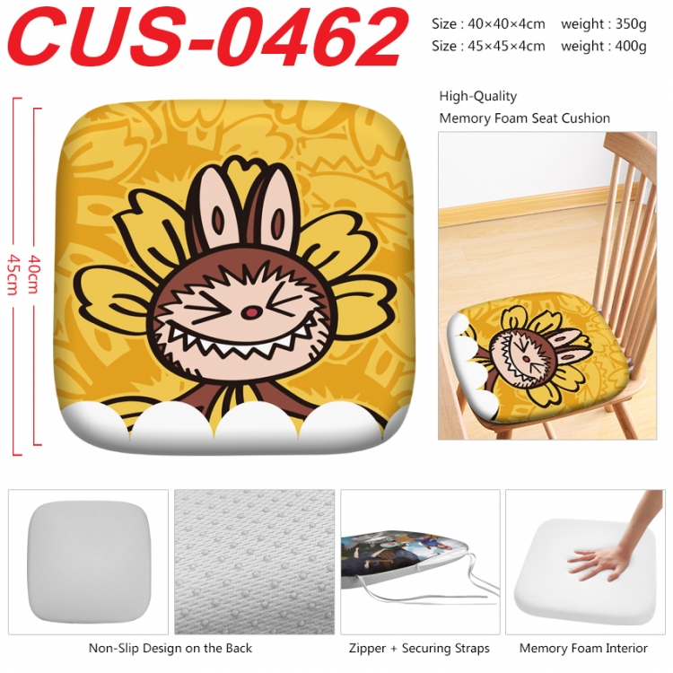 Labubu Anime full-color pressure cushion 45x45x4cm CUS-0462