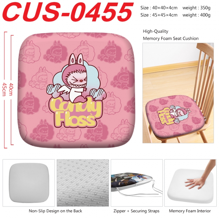 Labubu Anime full-color pressure cushion 45x45x4cm CUS-0455