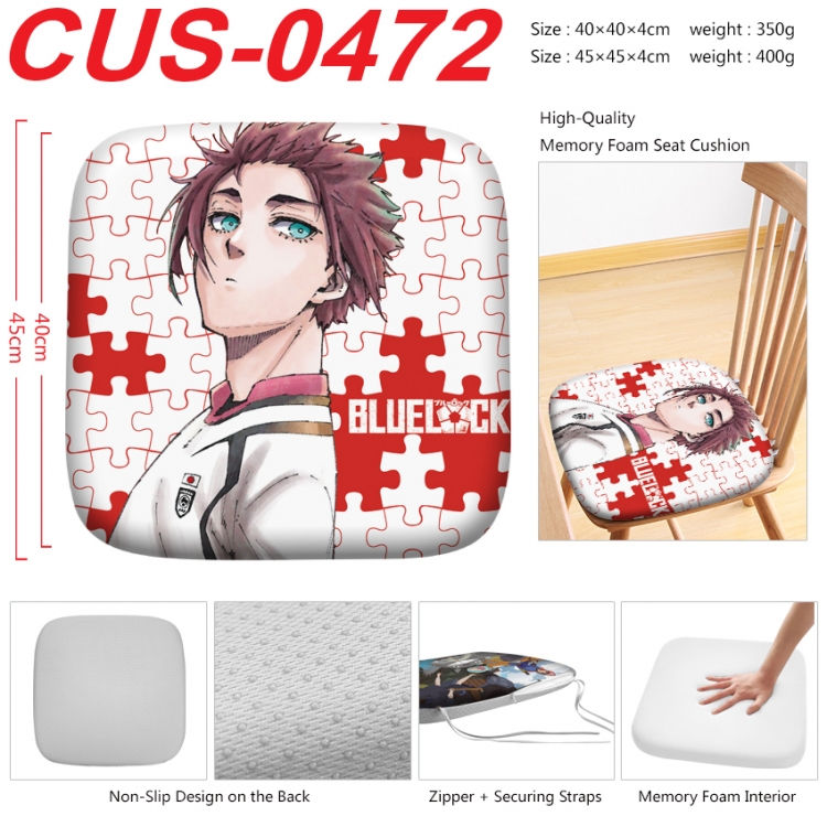 BLUE LOCK Anime full-color pressure cushion 45x45x4cm  CUS-0472