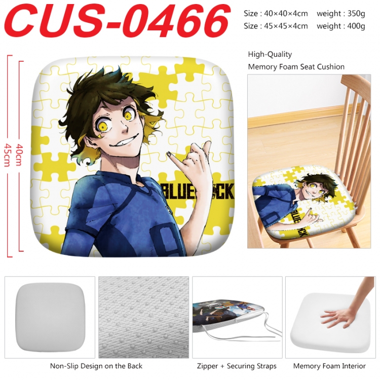 BLUE LOCK Anime full-color pressure cushion 45x45x4cm CUS-0466