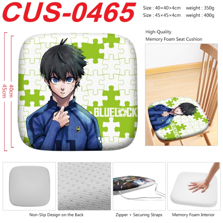 BLUE LOCK Anime full-color pressure cushion 45x45x4cm CUS-0465