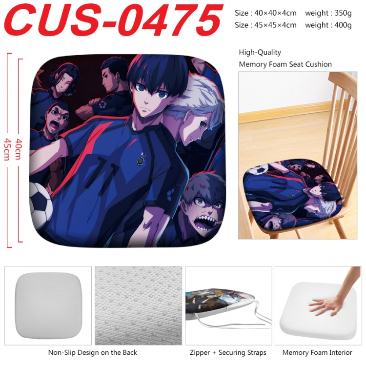 BLUE LOCK Anime full-color pressure cushion 45x45x4cm CUS-0475