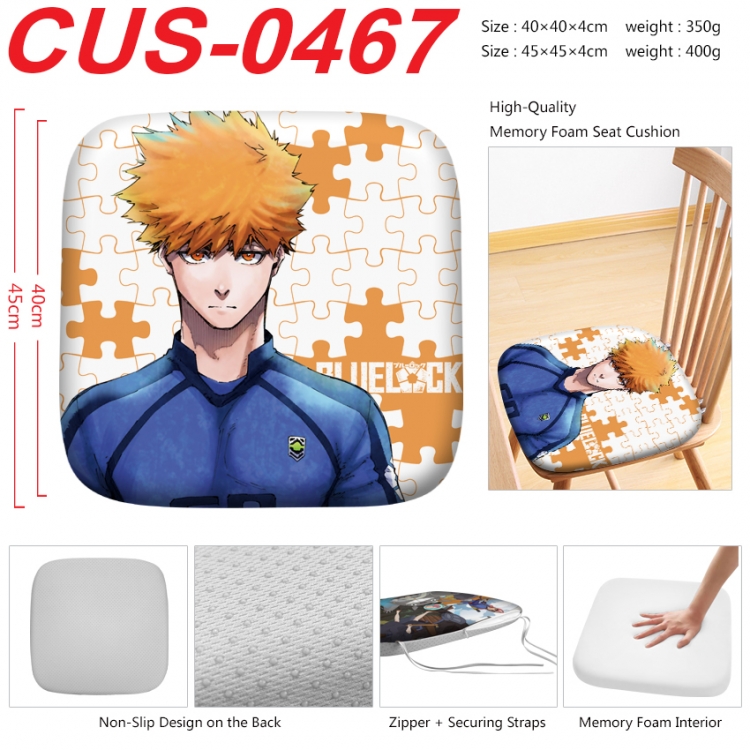 BLUE LOCK Anime full-color pressure cushion 45x45x4cm  CUS-0467