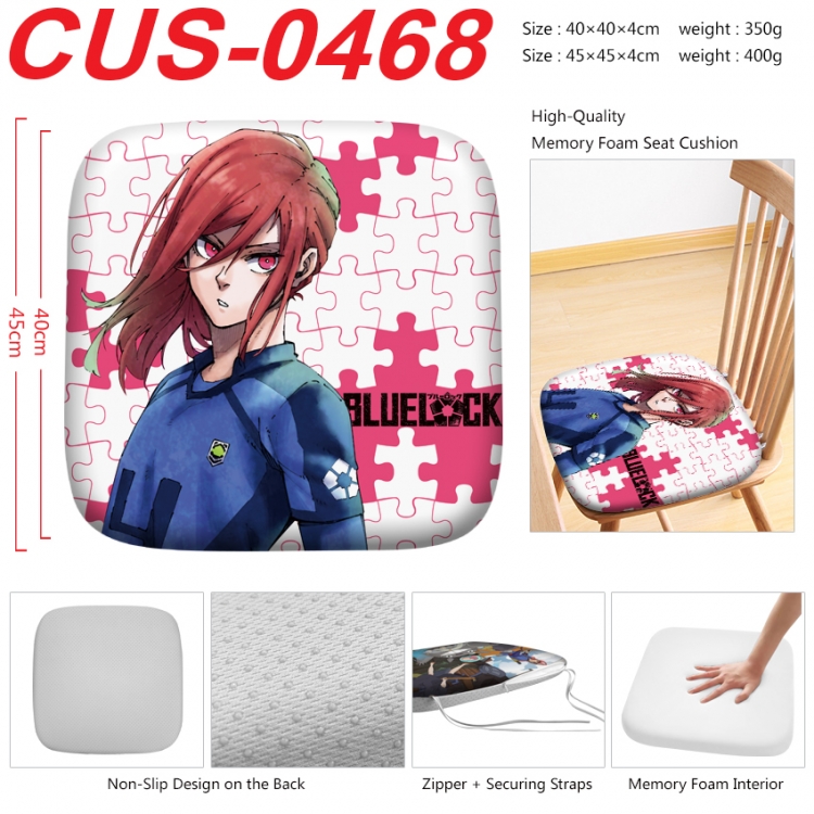 BLUE LOCK Anime full-color pressure cushion 45x45x4cm CUS-0468