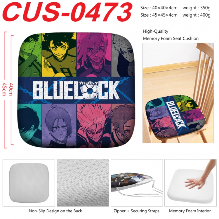 BLUE LOCK Anime full-color pressure cushion 45x45x4cm CUS-0473