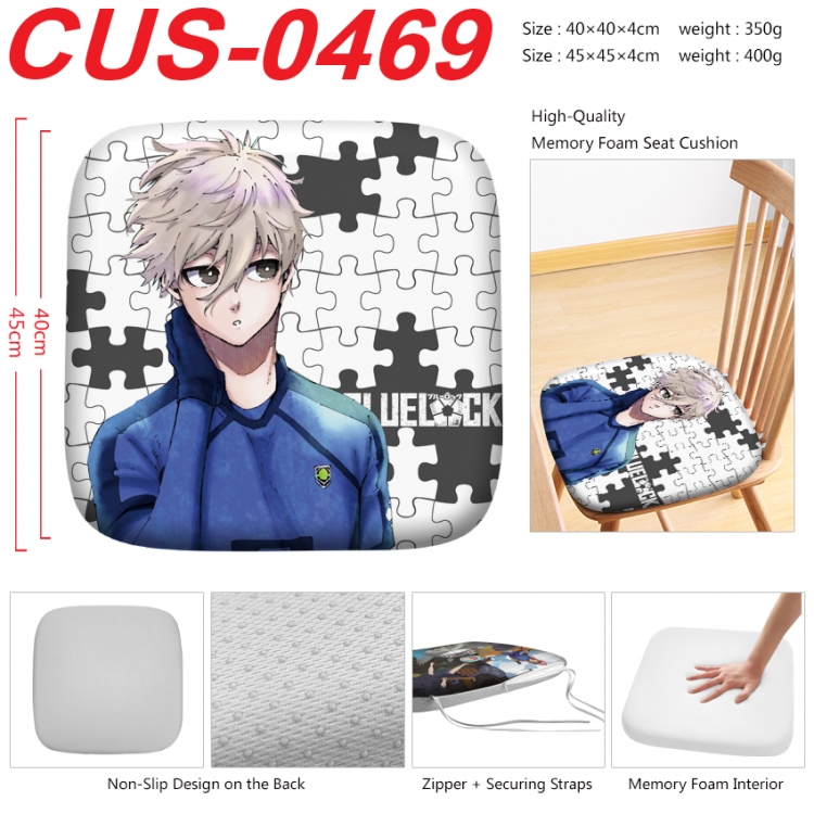 BLUE LOCK Anime full-color pressure cushion 45x45x4cm CUS-0469