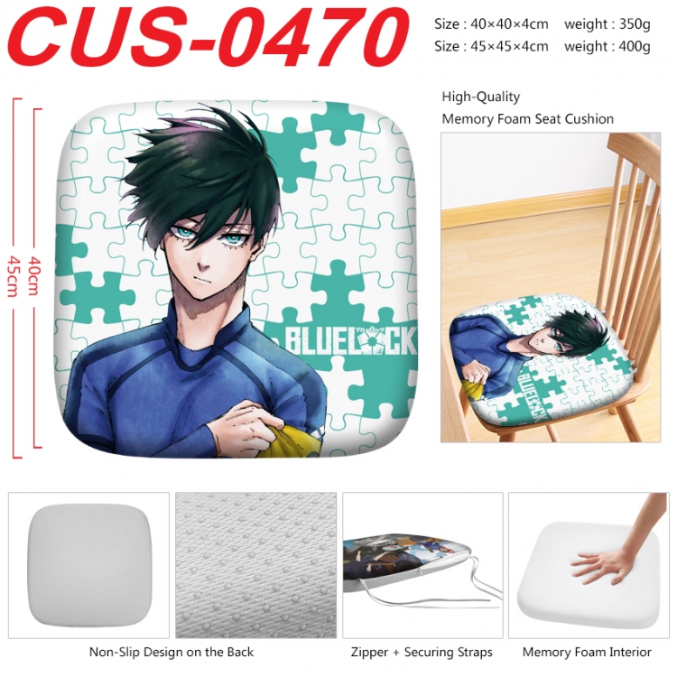 BLUE LOCK Anime full-color pressure cushion 45x45x4cm CUS-0470