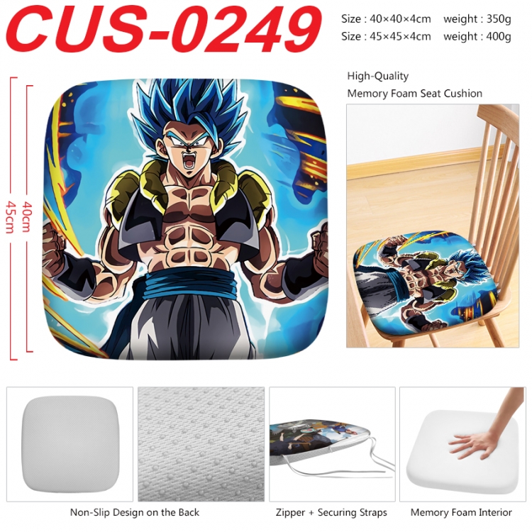 DRAGON BALL Anime full-color pressure cushion 45x45x4cm  CUS-0249